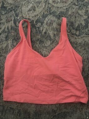 lululemon align crop tank Coral Pink